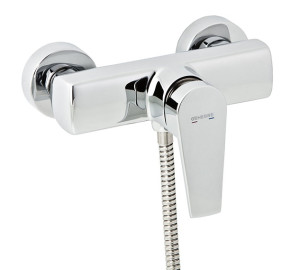 Single lever shower mixer with kit